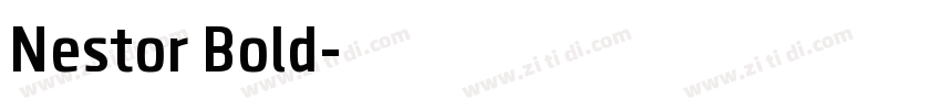 Nestor Bold字体转换